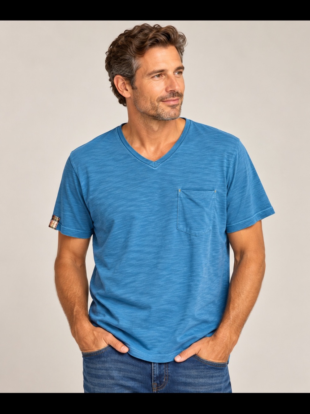 Robert Graham Vintage Y2K Men’s 2XL Blue 100% Cotton T-Shirt